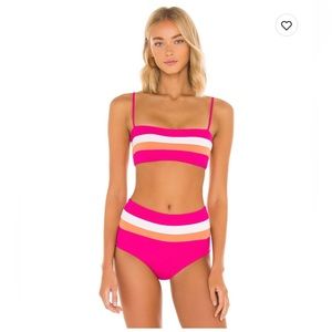 Lspace x revolve bathing suit top and bottom, size small